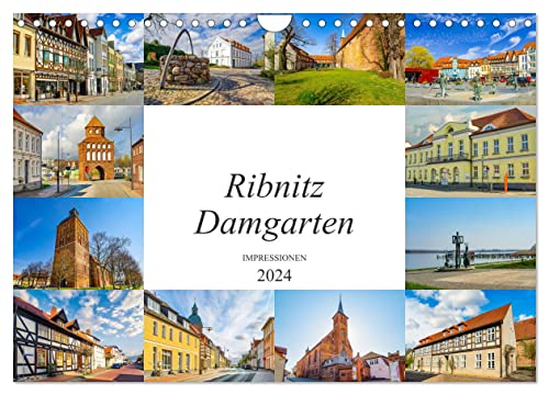 Ribnitz Damgarten Impressionen (Wandkalender 2024 DIN A4 quer), CALVENDO Monatskalender von CALVENDO
