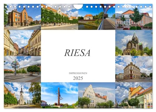Riesa Impressionen (Wandkalender 2025 DIN A4 quer), CALVENDO Monatskalender von CALVENDO