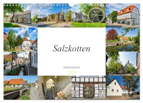 Salzkotten Impressionen (Wandkalender 2025 DIN A3 quer), CALVENDO Monatskalender