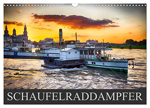 Schaufelraddampfer (Wandkalender 2025 DIN A3 quer), CALVENDO Monatskalender