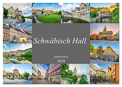 Schwäbisch Hall Impressionen (Wandkalender 2024 DIN A3 quer), CALVENDO Monatskalender