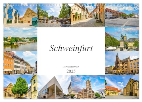 Schweinfurt Impressionen (Wandkalender 2025 DIN A3 quer), CALVENDO Monatskalender