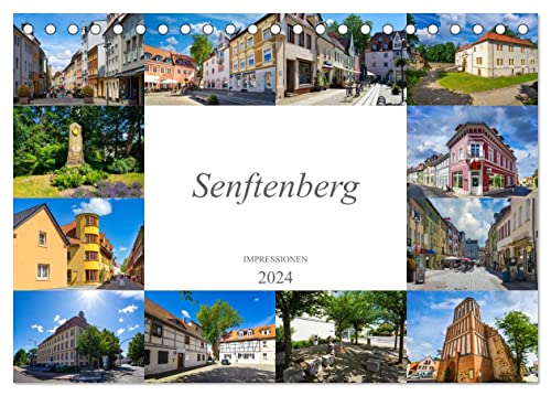 Senftenberg Impressionen (Tischkalender 2024 DIN A5 quer), CALVENDO Monatskalender