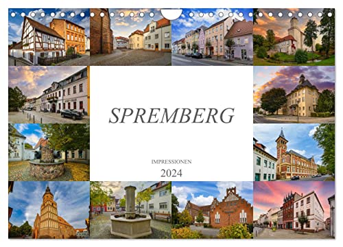 Spremberg Impressionen (Wandkalender 2024 DIN A4 quer), CALVENDO Monatskalender