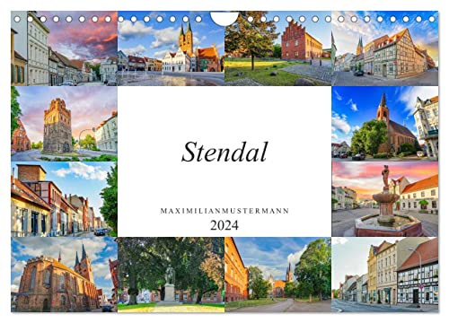 Stendal Impressionen (Wandkalender 2024 DIN A4 quer), CALVENDO Monatskalender
