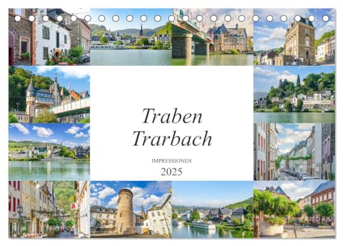 Traben Trarbach Impressionen (Tischkalender 2025 DIN A5 quer), CALVENDO Monatskalender