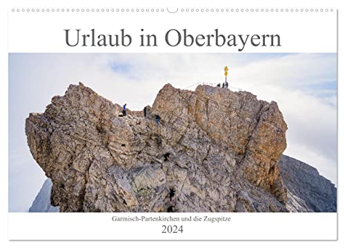 Urlaub in Oberbayern - Garmisch-Partenkirchen und die Zugspitze (Wandkalender 2024 DIN A2 quer), CALVENDO Monatskalender