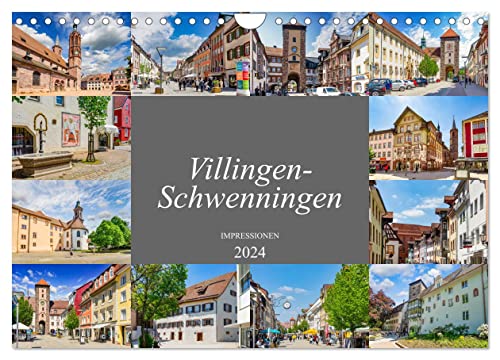 Villingen-Schwenningen Stadtansichten (Wandkalender 2024 DIN A4 quer), CALVENDO Monatskalender von CALVENDO