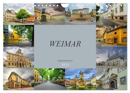 Weimar Impressionen (Wandkalender 2025 DIN A4 quer), CALVENDO Monatskalender