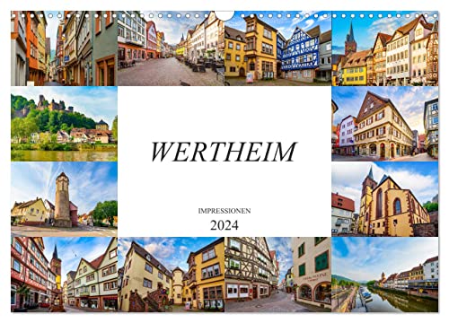 Wertheim Impressionen (Wandkalender 2024 DIN A3 quer), CALVENDO Monatskalender
