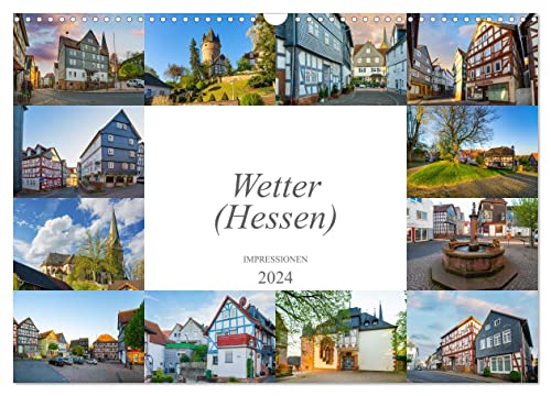 Wetter (Hessen) Impressionen (Wandkalender 2024 DIN A3 quer), CALVENDO Monatskalender