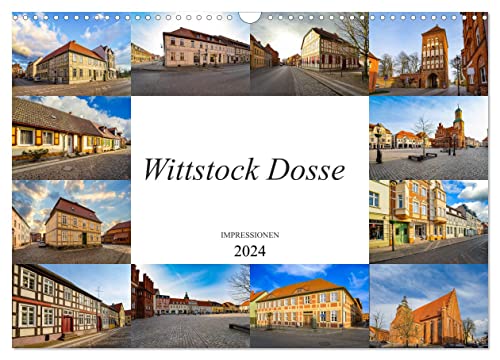 Wittstock Dosse Impressionen (Wandkalender 2024 DIN A3 quer), CALVENDO Monatskalender von CALVENDO