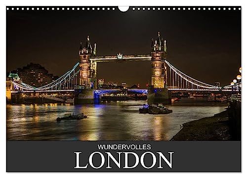 Wundervolles London (Wandkalender 2024 DIN A3 quer), CALVENDO Monatskalender