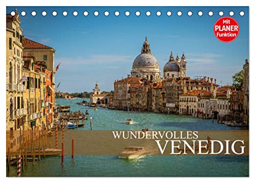 Wundervolles Venedig (Tischkalender 2024 DIN A5 quer), CALVENDO Monatskalender von CALVENDO