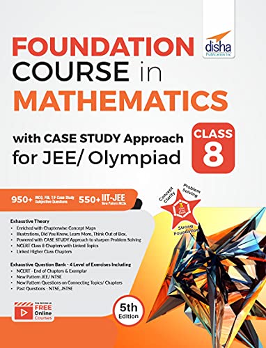 Foundation Course in Mathematics with Case Study Approach for JEE/ Olympiad Class 8 - 5th Edition