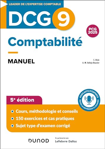 DCG 9 Comptabilité - Manuel 5e éd. von DUNOD