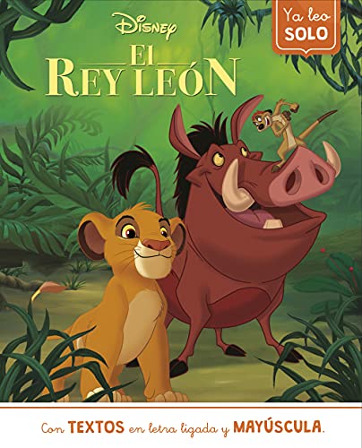 El Rey León. Ya leo solo (Disney. Lectoescritura): Con textos en letra ligada y mayúscula (Aprendo con Disney) von CLIPER PLUS