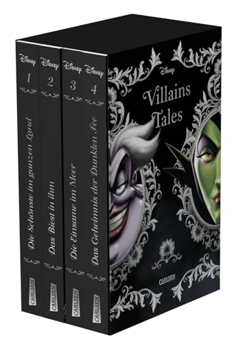 Disney Villains: Villain Tales. Taschenbuch-Schuber: Band 1-4 der dunklen Fantasy-Reihe ab 14 Jahren über die wahren Geschichten der beliebtesten Disney-Bösewichte Maleficent, Ursula und Co Disney Villains: Villain Tales. Taschenbuch-Schuber: Band 1-4 der dunklen Fantasy-Reihe ab 14 Jahren über die wahren Geschichten der beliebtesten Disney-Bösewichte Maleficent, Ursula und Co