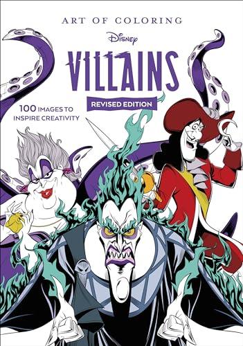 Art of Coloring: Disney Villains: 100 Images to inspire creativity von Disney Editions