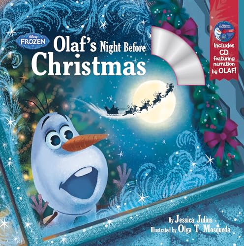 Olaf's Night Before Christmas Book & CD (Disney Frozen)