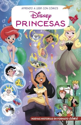 Aprendo a leer con cómics Disney - Princesas: Cómic con letra MAYÚSCULA, ideal para primeros lectores. (Aprendo con Disney) von CLIPER PLUS