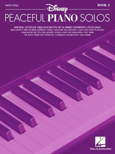 Disney Peaceful Piano Solo - Book 2: Piano Solo: Softer, Gentler, Arrangements of 34 More Favorites
