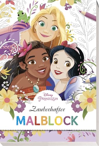 Disney Prinzessin: Zauberhafter Malblock: Block mit perforierten Seiten zum Heraustrennen Disney Prinzessin: Zauberhafter Malblock: Block mit perforierten Seiten zum Heraustrennen