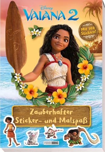 Disney Vaiana 2: Zauberhafter Sticker- und Malspaß: Sticker- und Malblock von Panini Verlags GmbH