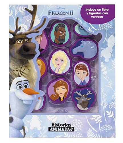 Frozen 2. Historias animadas: Incluye un libro y figuritas con ventosa von Libros Disney