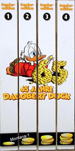 LTB Sonderedition - 65 Jahre Dagobert Duck komplett Set mit Band 1 + 2 + 3 + 4 Aus dem Leben eines Milliardärs Lustiges Tasschenbuch