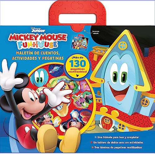 Mickey Mouse Funhouse. Maletín de cuentos, actividades y pegatinas (Disney. Mickey) von Libros Disney