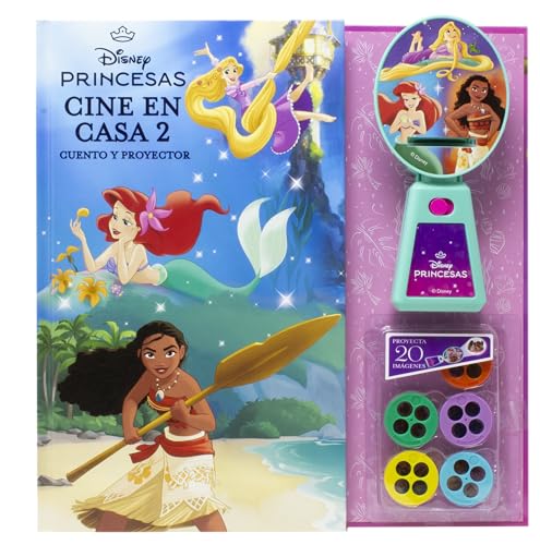 Princesas. Cine en casa 2: Cuento y proyector (Disney. Princesas) von Libros Disney