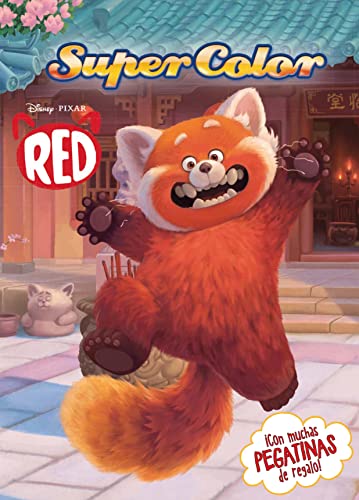 Red. Supercolor: Libro para colorear con pegatinas (Disney. Red) von Libros Disney