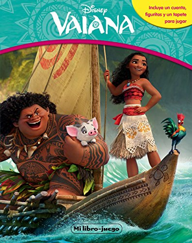 Vaiana. Mi libro-juego: Incluye un cuento, figuritas y un tapete para jugar (Libroaventuras) von Libros Disney
