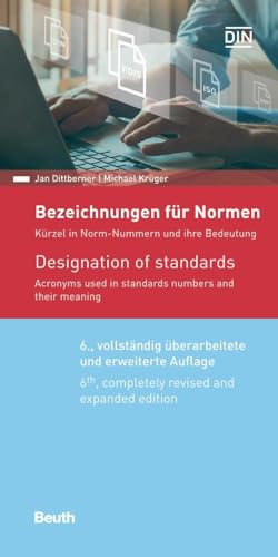 Bezeichnungen für Normen: Kürzel in Norm-Nummern und ihre Bedeutung (DIN Media Pocket) von Beuth Verlag
