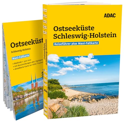 ADAC Reiseführer plus Ostseeküste Schleswig-Holstein: Mit Maxi-Faltkarte und praktischer Spiralbindung