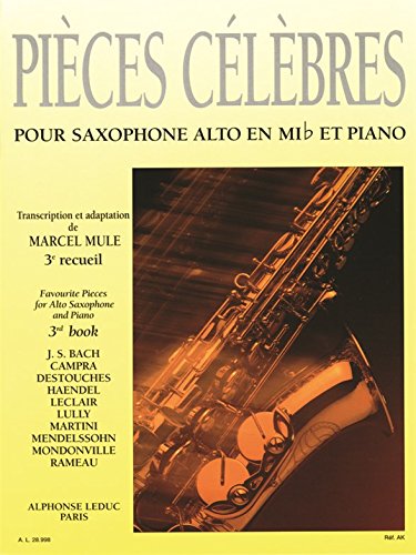 PIECES CELEBRES VOL.3 (ALTO SAXOPHONE/PIANO)