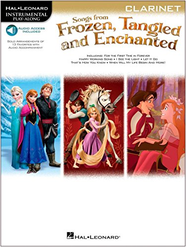 Instrumental Play-Along: Songs From Frozen, Tangled & Enchanted - Clarinet