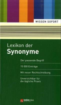 Lexikon der Synonyme von Tandem Verlag,