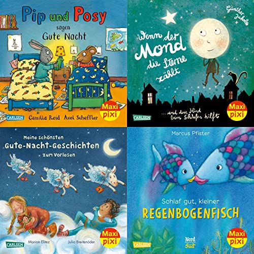 Maxi-Pixi-4er-Set 106: Geschichten für schöne Träume (4x1 Exemplar): 4 Minibücher für Kinder ab 3 Jahren (106) von Carlsen