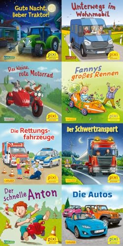 Pixi-8er-Set 298: Pixis Lieblings-Fahrzeuge (8x1 Exemplar) (298)