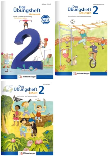 Sicher ins 3. Schuljahr – Paket: Rechnen – Schreiben – Lesen – Grammatik · Klasse 2: Wichtige Grundlagen des Stoffs der 2. Klasse wiederholen, um gut ins 3. Schuljahr zu starten.