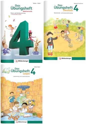 Sicher ins 5. Schuljahr – Paket: Rechnen – Schreiben – Lesen – Grammatik · Klasse 4: Wichtige Grundlagen des Stoffs der 4. Klasse wiederholen, um gut ins 5. Schuljahr zu starten.