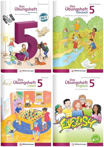 Sicher ins 6. Schuljahr – Paket: Rechnen – Schreiben – Lesen – Grammatik – Englisch · Klasse 5: Wichtige Grundlagen des Stoffs der 5. Klasse wiederholen, um gut ins 6. Schuljahr zu starten.