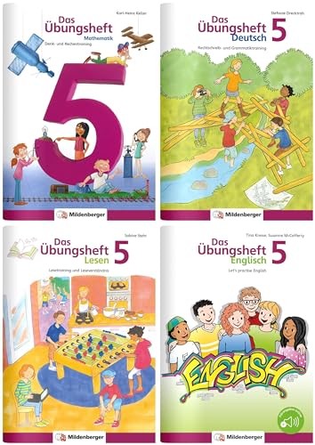 Sicher ins 6. Schuljahr – Paket: Rechnen – Schreiben – Lesen – Grammatik – Englisch · Klasse 5: Wichtige Grundlagen des Stoffs der 5. Klasse wiederholen, um gut ins 6. Schuljahr zu starten.