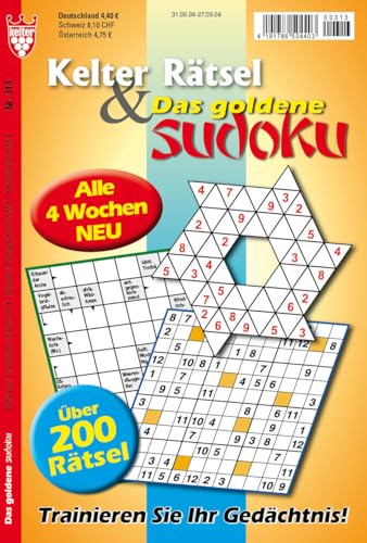 kelter Rätsel & Das goldene Sudoku Nr. 307 VDZ17865