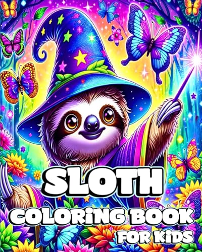 Sloth Coloring Book for Kids: Cute and Adorable Sloths to Color for Childrens von Blurb