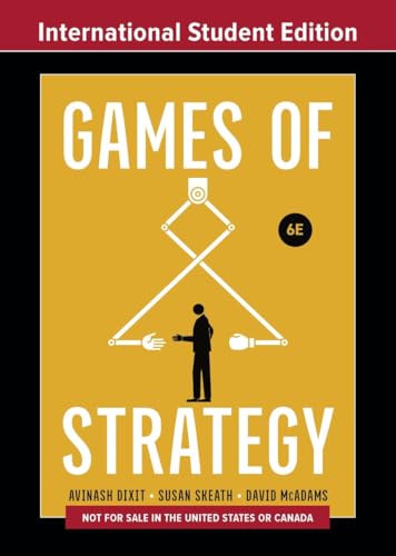 Games of Strategy von Norton & Company