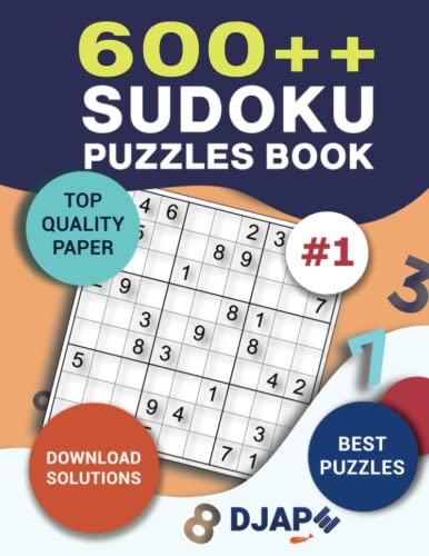 600++ Sudoku Puzzles Book: All Levels Soduko Puzzles for Adults on Top Quality Paper 600++ Sudoku Puzzles Book: All Levels Soduko Puzzles for Adults on Top Quality Paper von Independently published
