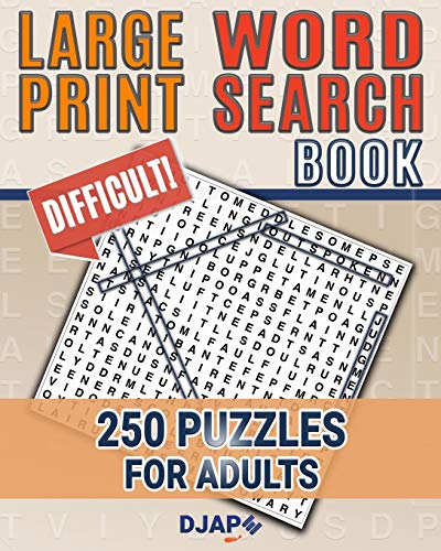 Large Print Word Search Book: 250 Puzzles for Adults (Word Search Books for Adults) von CREATESPACE